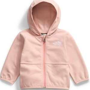 The NorthFace Baby Glacier Full Zip Hoodie Pink Moss
